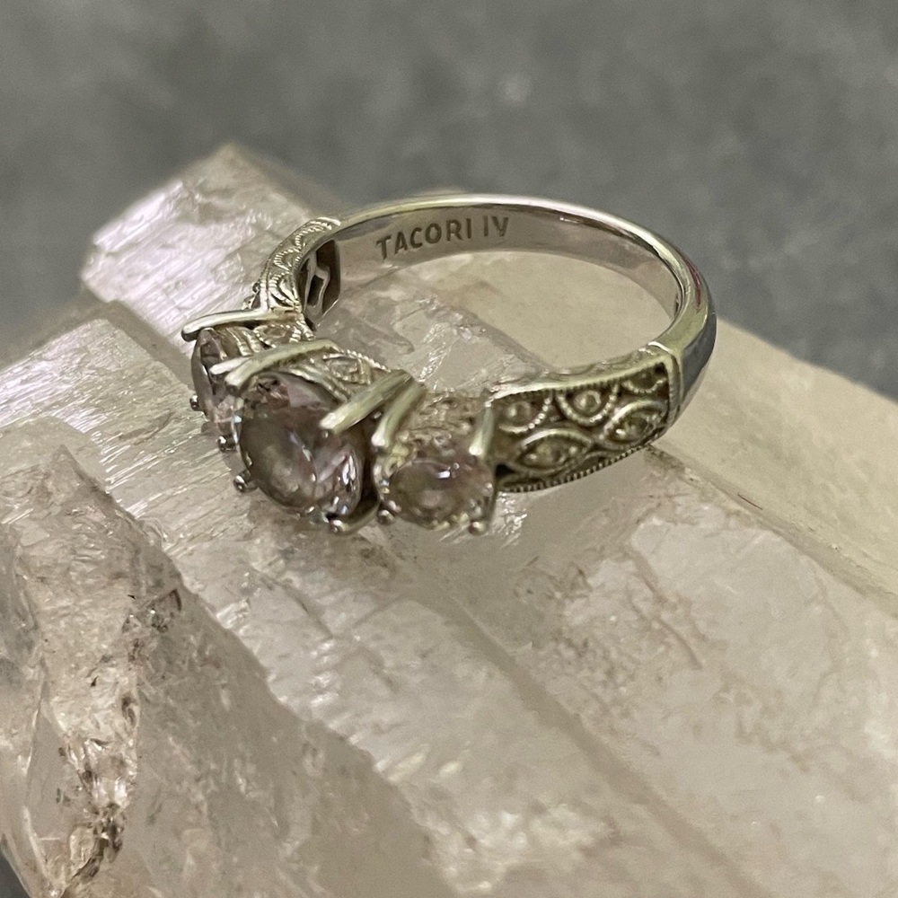 Tacori IV sterling silver trinity ring 7 - Picture 4 of 14